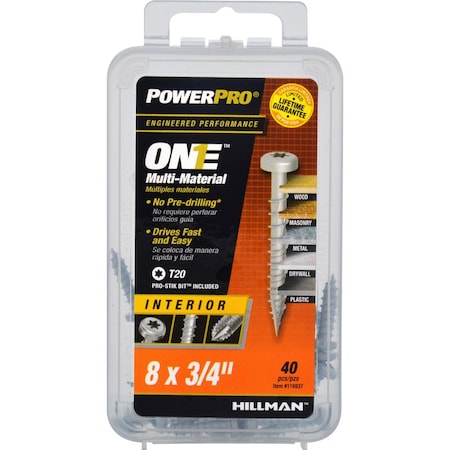 Power Pro One Deck Screw, 5 PK 116937